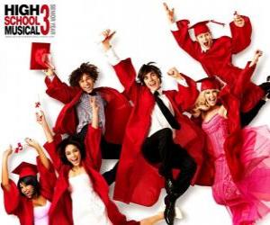 Quebra Cabeça Racha Cuca High School Musical 3 Disney