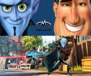 Jogos de Quebra cabeça da Megamente - Megamind para imprimir