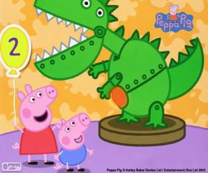 Peppa Pig - Explorando o Mundo Perdido dos Dinossauros: Uma Visão