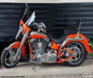 Puzle Harley Davidson laranja