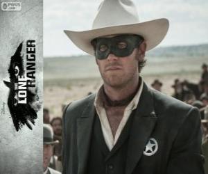 Puzle John Reid (Armie Hammer) no filme O Cavaleiro Solitário