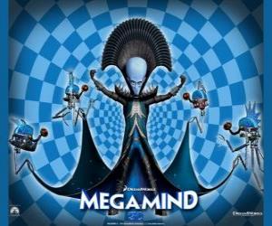 Jogos de Quebra cabeça da Megamente - Megamind para imprimir
