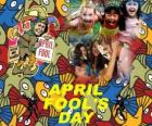Día da Mentira ou Dia dos Bobos comemorado em 01 de abril dedicado a piadas em muitos países