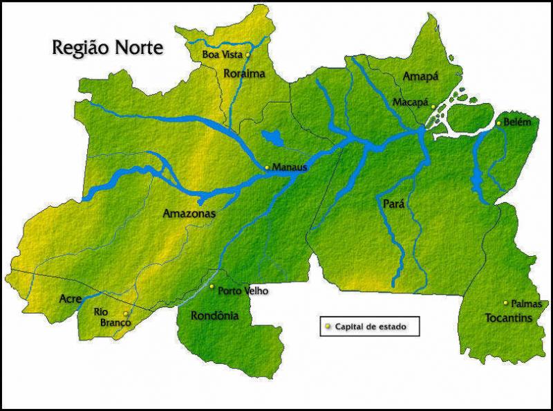 Região Norte do Brasil puzzle