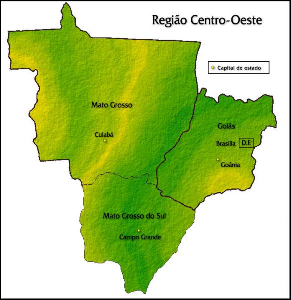 Região Centro Oeste puzzle