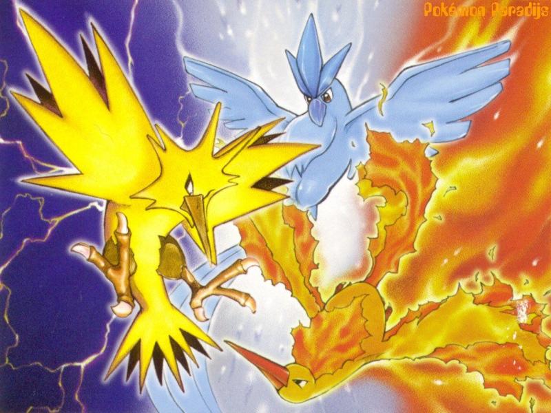 Moltres,Zapdos e Articuno puzzle