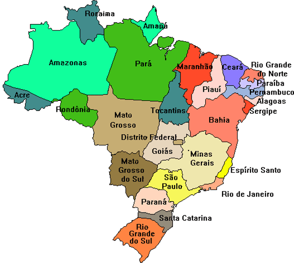 mapa do Brasil puzzle