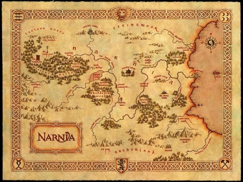 Mapa do Tesouro de Narnia puzzle