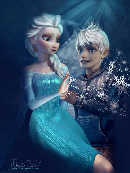 Jack Frost e Elsa puzzle