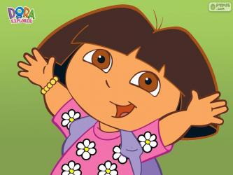 Dora está feliz puzzle