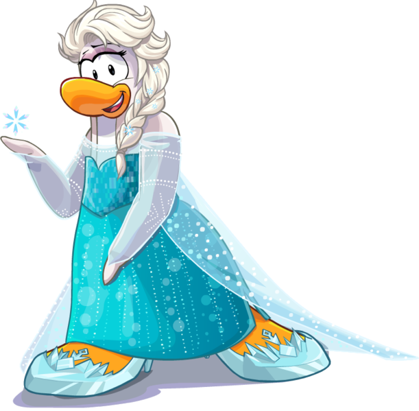 Elsa club pnguin puzzle