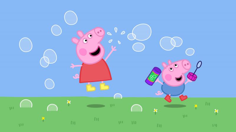 Quebra-Cabeça Peppa Pig Bolhas puzzle