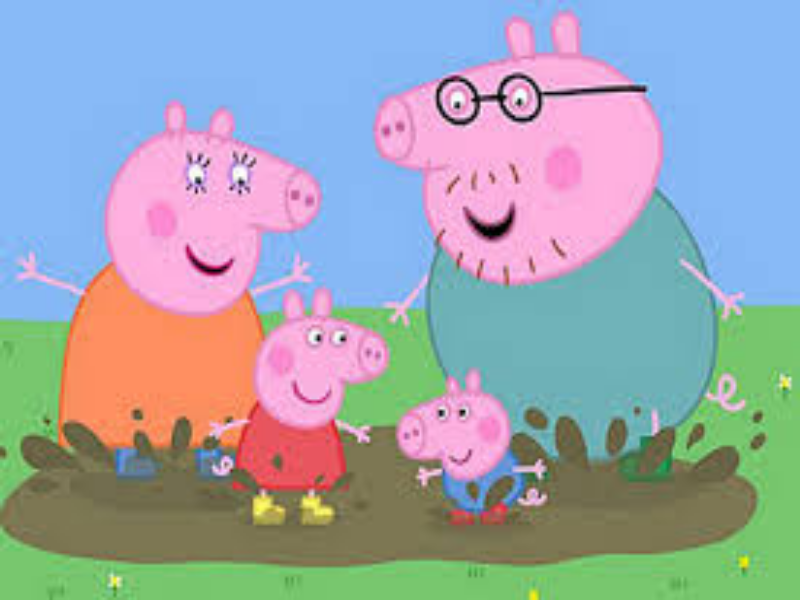 Um quebra-cabeça da peppa pig e sua família exclusivo para você! puzzle