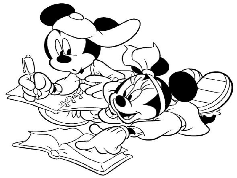 Minnie e Mickey Mouse puzzle