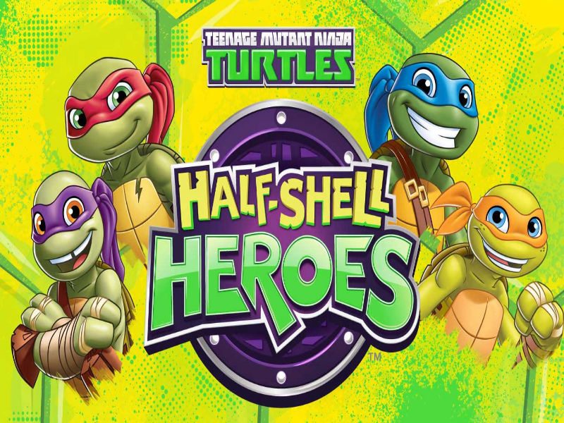 half shell heros Mickey,Donnie,Raph e Leo puzzle