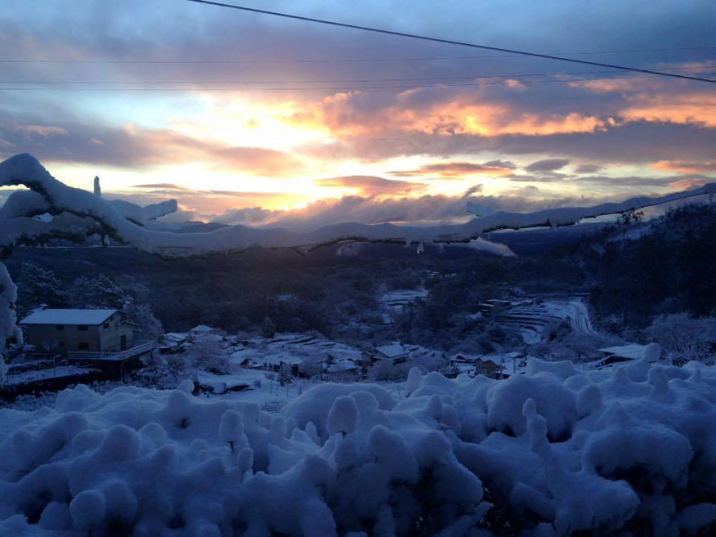 Neve na aldeia puzzle