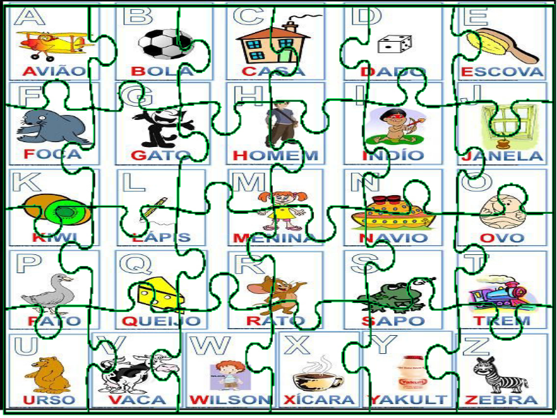 Alfabetário puzzle