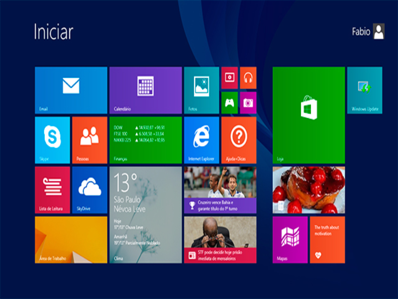 Menu Iniciar Windows 8.1 puzzle