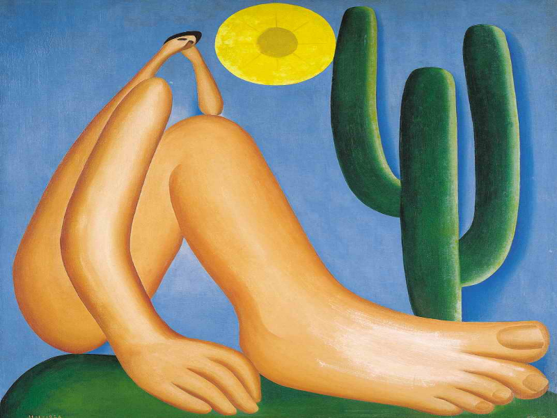 O Abaporu - Tarsila do Amaral puzzle