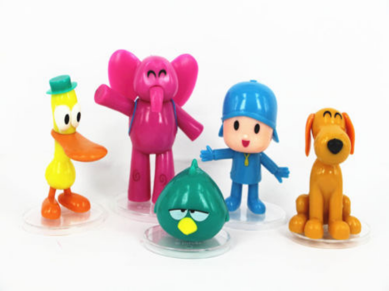 Desenho de Bonecos Pocoyo, Elly, Pato, Loula e Sonequita para Imprimir puzzle