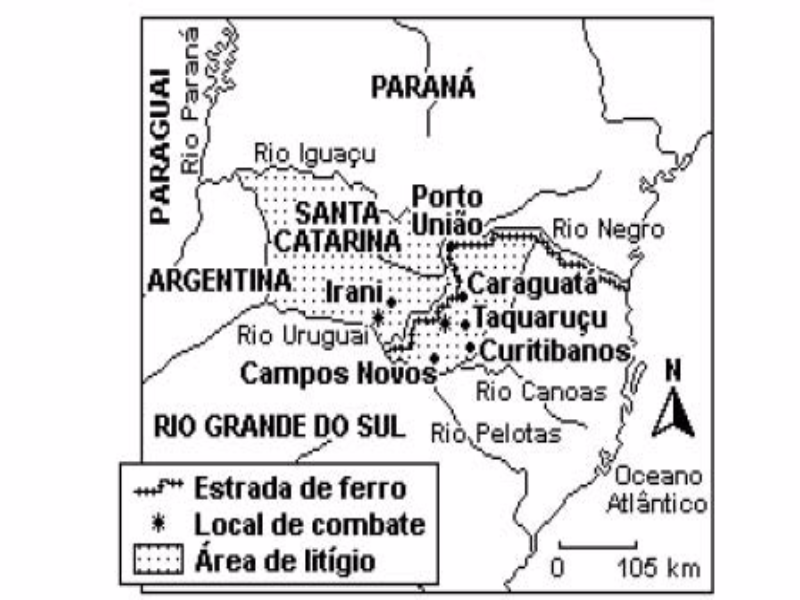 MAPA DO CONTESTADO puzzle