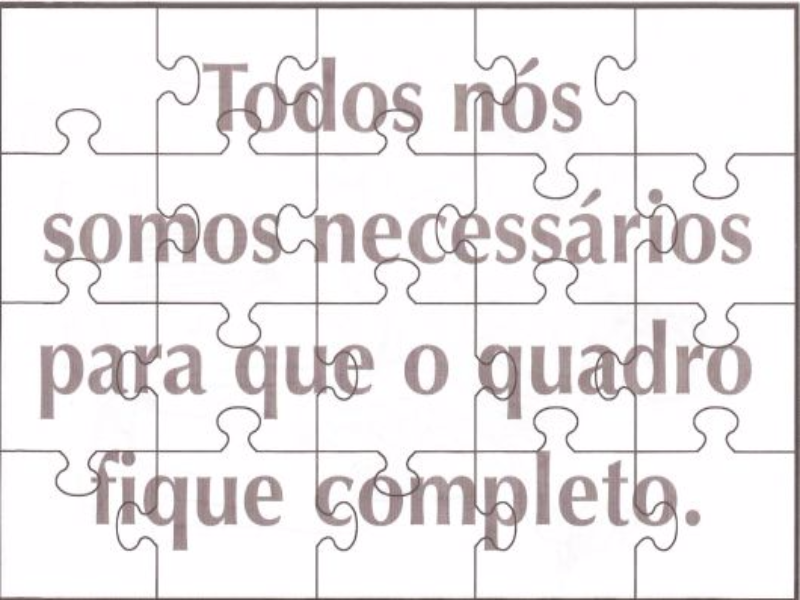 Ola amigos vamos todos ajudar a criar este quebra cabeça puzzle