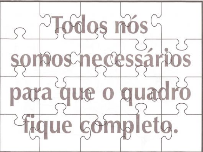 PACIÊNCIA , AMOR E COMPREENSÃO puzzle