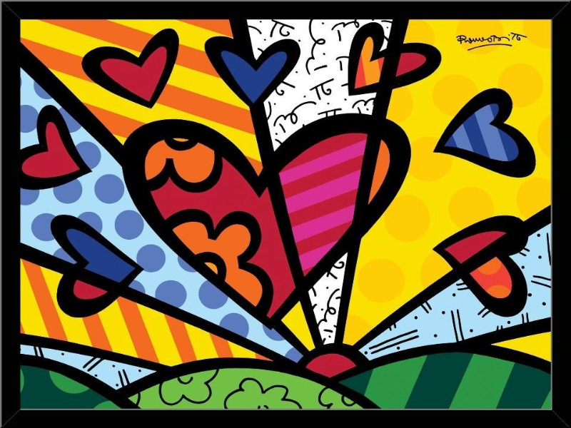 coração romero brito puzzle