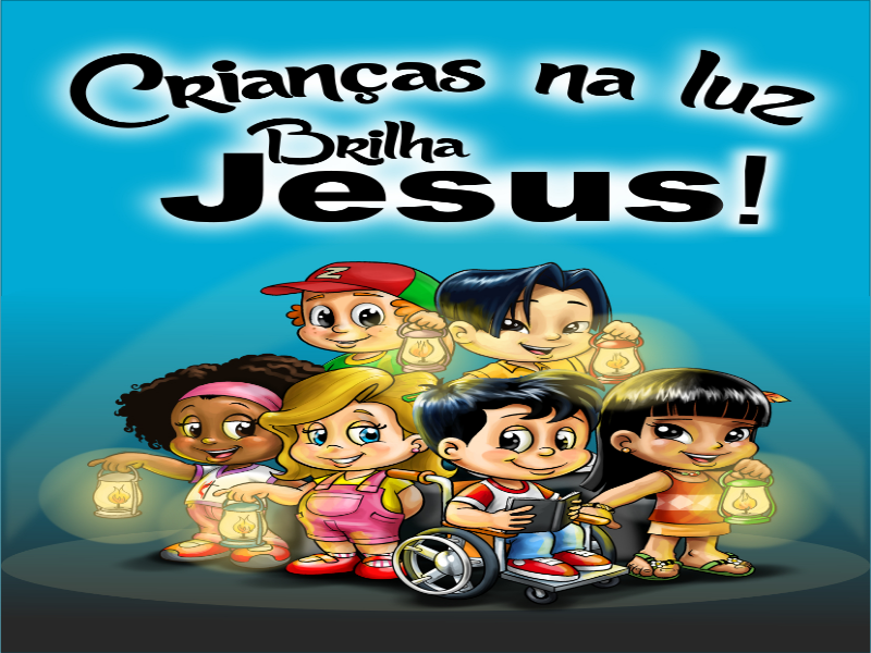 Crianças na lus brilha Jesus! puzzle