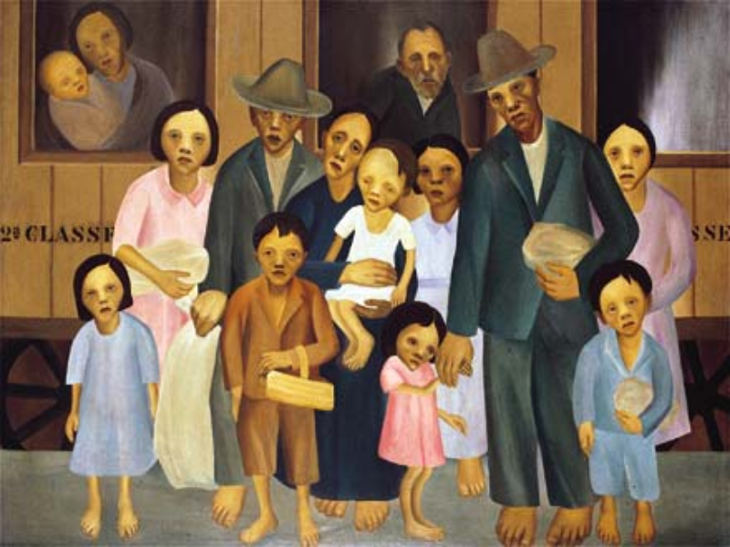 Obra SEGUNDA CLASSE de Tarsila do Amaral puzzle