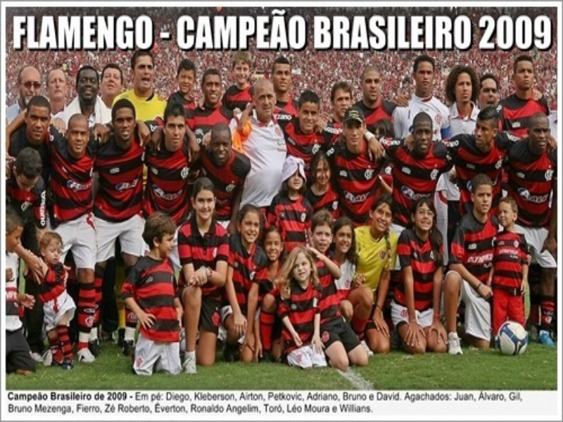 vamos relembra o titúlo do Flamengo em 2009 puzzle