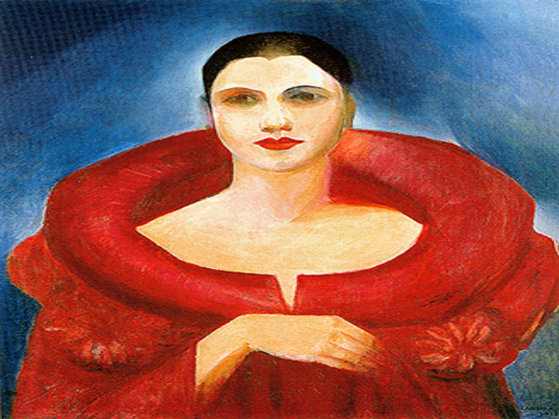 auto retrato de Tarsila do Amaral puzzle