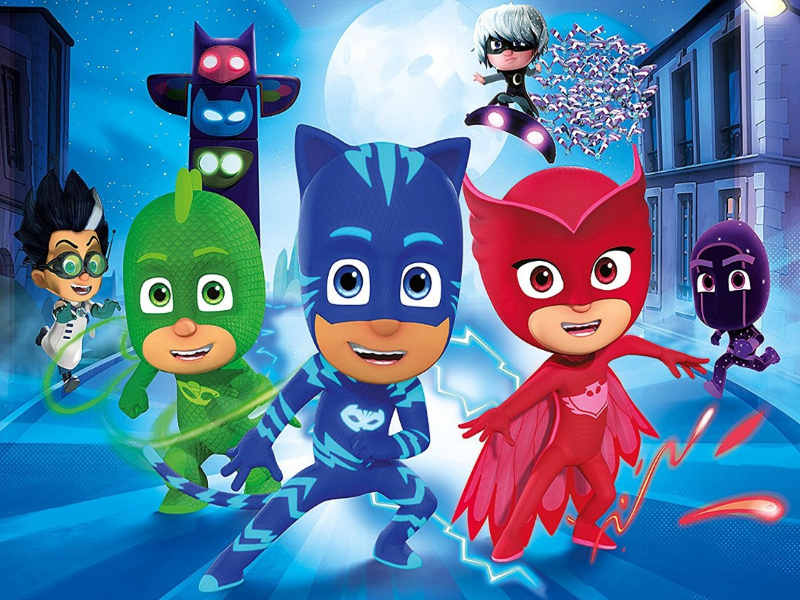 Quebra cabeça pj masks 20 peças puzzle