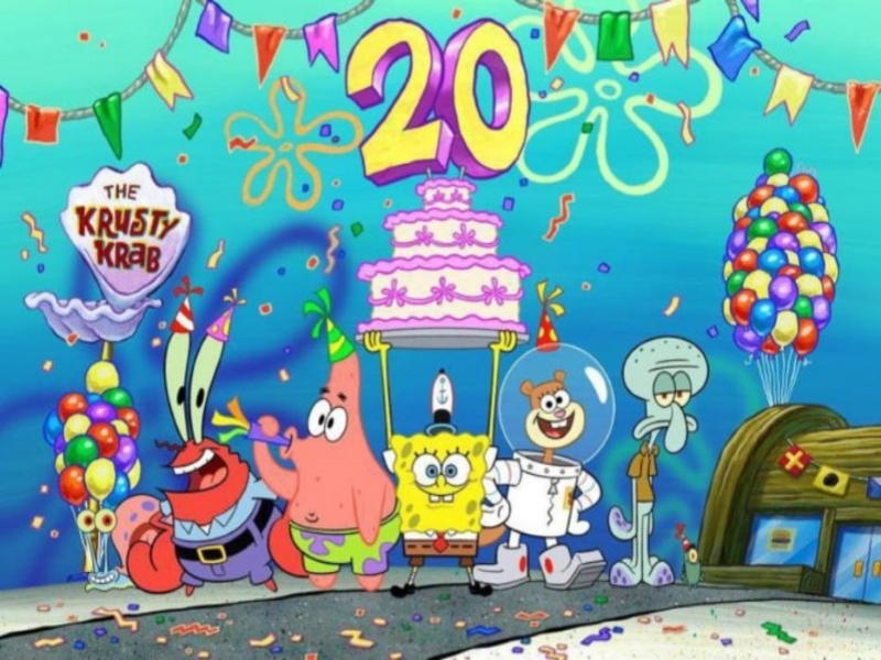 Aniversário de 20 Anos do Bob Esponja puzzle