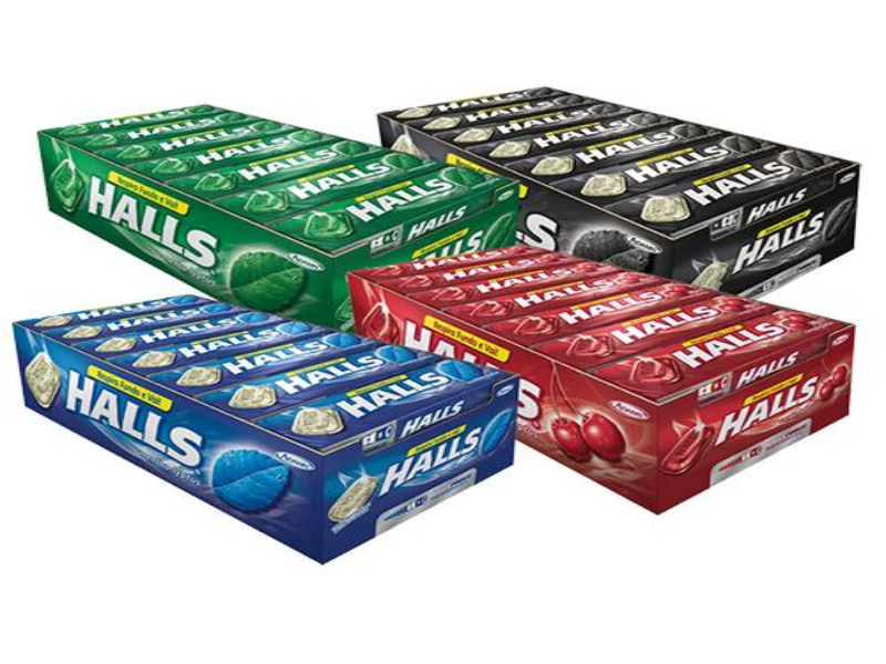 Puzzle de 4 sabores diferentes de halls puzzle