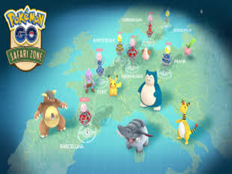 Puzzle de um evento de pokemon go pelo mundo puzzle