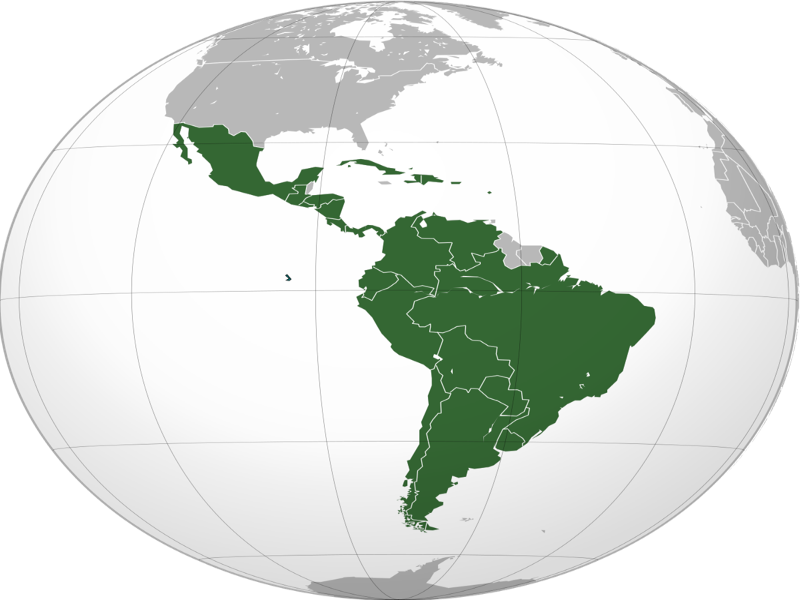 Mapa da América Latina  puzzle