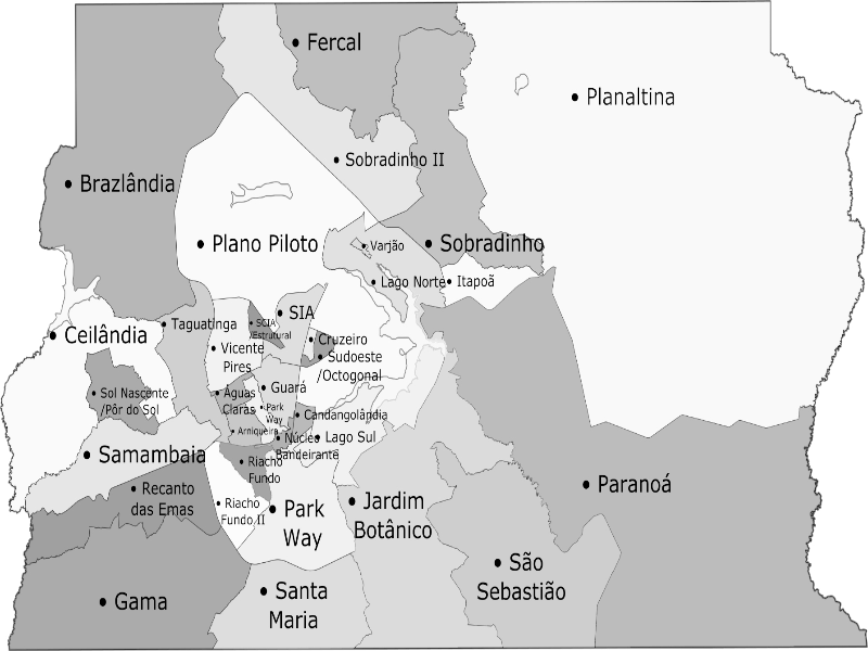 As Cidades do Distrito Federal puzzle