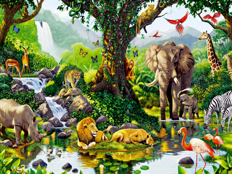 Monte o puzzle e descubra qual ecossistema esta representando puzzle