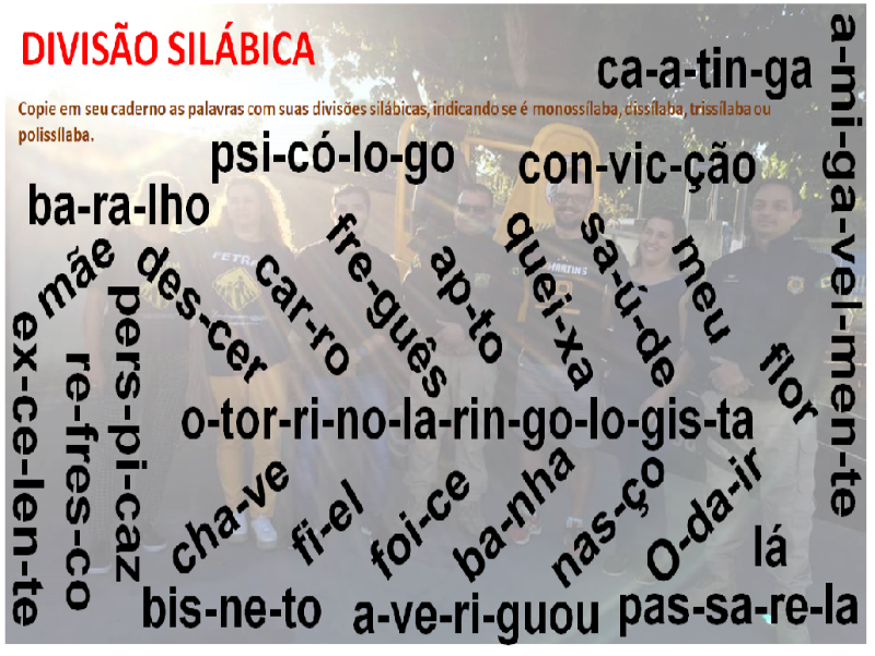 Divisão Silábica puzzle