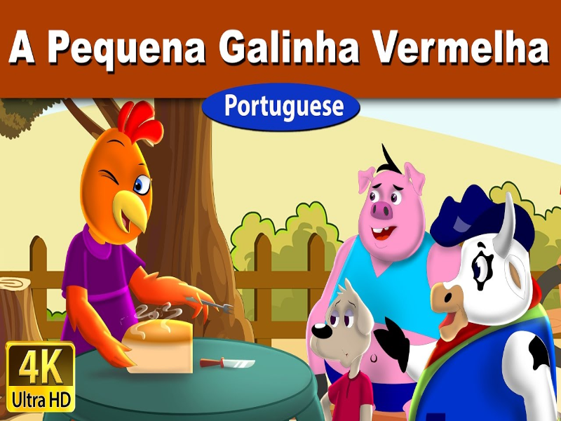 A pequena galinha vermelha puzzle