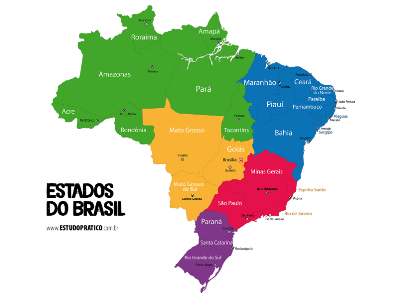 Mapa Politico do Brasil puzzle