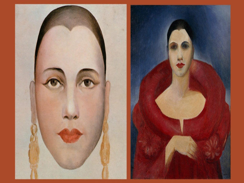 Quebra cabeça do autorretrato de Tarsila do Amaral puzzle