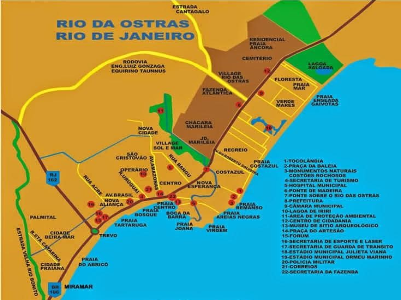 Mapa de Rio das Ostras puzzle