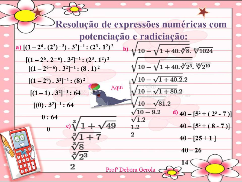 CÁLCULO - RADICIAÇÃO puzzle