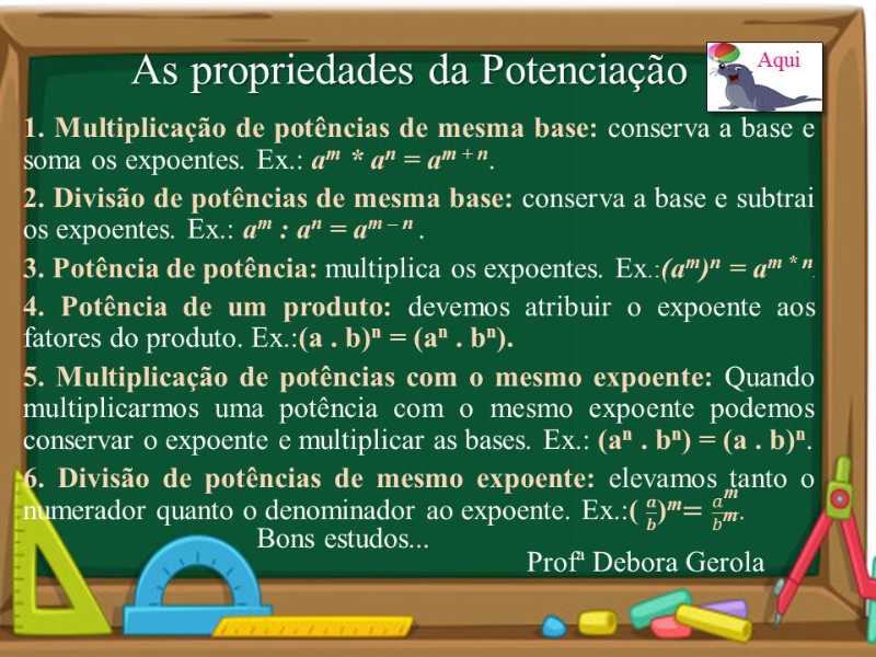 PROPRIEDADES DA POTENCIAÇÃO puzzle