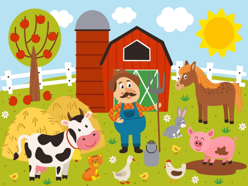 Farm animals puzzle