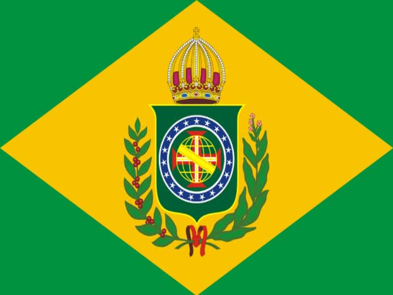 Monte o quebra cabeça e descubra como era a Bandeira do Brasil na época da Independência.  puzzle