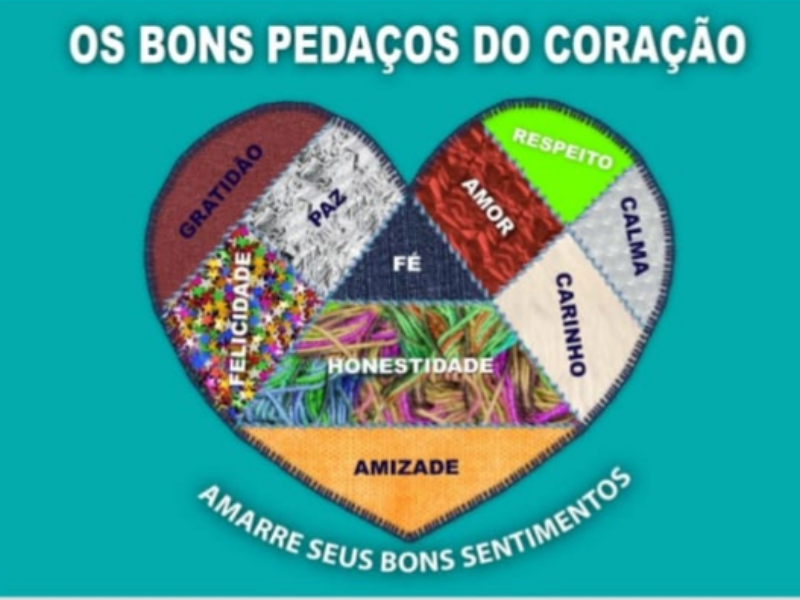 Os bons pedaços do coração. puzzle