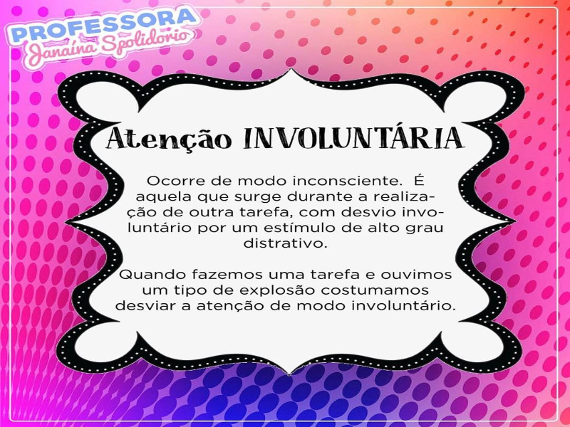 Atenção Involuntária puzzle